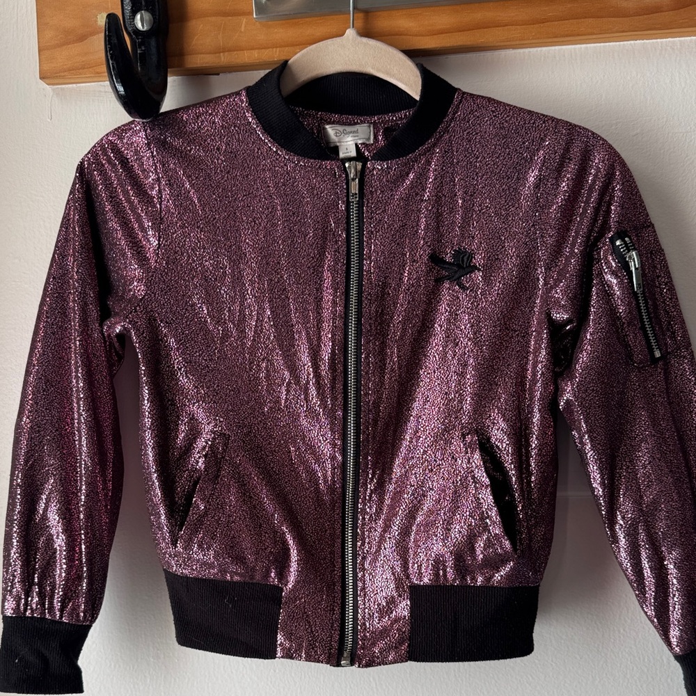 Descendants Shimmering Purple Bomber Jacket